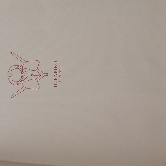 Vintage Italian journal, Firenze. NWOT. 9" length by 6 1/4" each page. - Picture 3 of 8